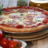 PIZZA DE JAMON Y QUESO