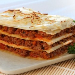 Lasagna de Carne sin gluten